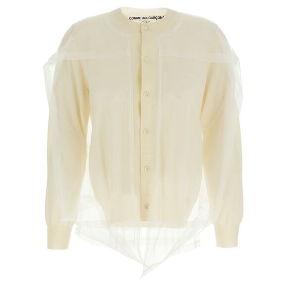 Comme Des Garçons Women's Tulle Cardigan